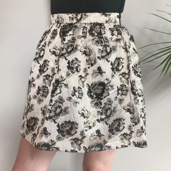 Forever 21 Metallic A-line Skirt US Size S - Picture 3 of 4